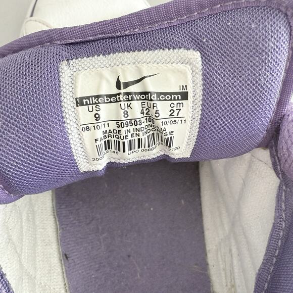 Nike 2012 Year Of The Dragon Purple And White Sneakers In Size 9 - Picture 10 of 14